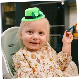 Vaguelly Mini Leprechaun Hat Hair Clip Lightweight Fascinator for Women Patrick's Day Accessory Versatile Decoration for Celebrations and Festive Occasions