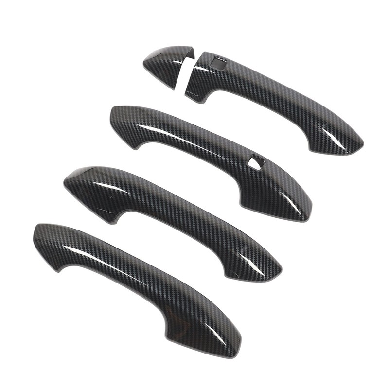 Exterior Door Handle Cover Carbon Fiber Pattern Outside Door Handle