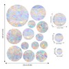 26 Round Prism Window Stickers