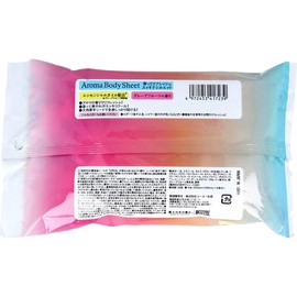 Aroma Body Sheet, Fragrant, Refreshing, Refreshing Silhouette, Grapefruit Scent, Pack of 20