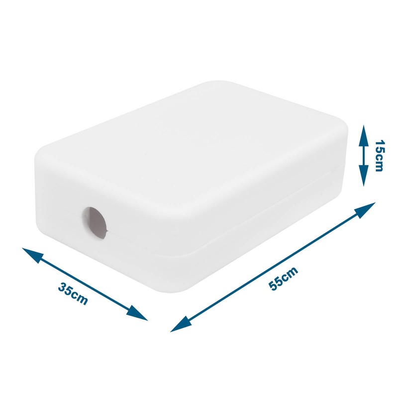 Create idea 4Pcs Junction Box 55x35x15mm ABS Electrical Box Small