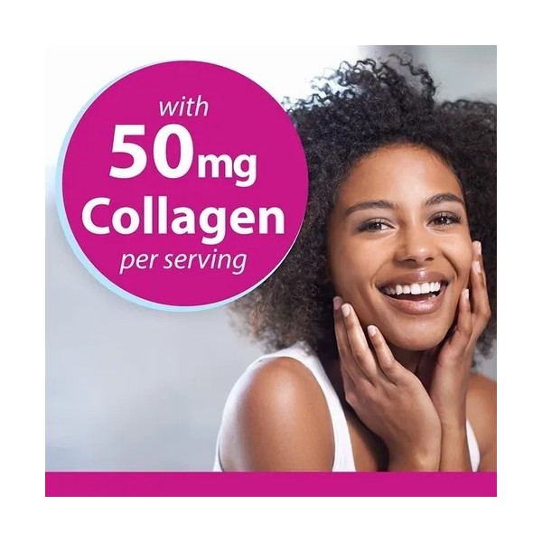 Colágeno + Biotina + Vitaminas Mujeres, Sabor Frambuesa