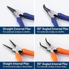 WISEPRO Set of 4 Precision Circlip Pliers, 7-inch Snap Ring