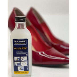 SAPHIR Vernis Rife - Patent Leather Cleaner - Shine, Clean and Protect against Cracking - Neutral - 100mL