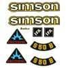 Simson S50B IFA Electronic Retro Sticker Set DDR Style S51