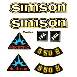 Simson S50B IFA Electronic Retro Sticker Set DDR Style S51