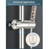 Universal Shower Head Holder with Shower Hose 1.6 m, YEAUPE