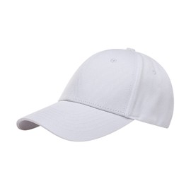FREEBIRD99 Ponycap Messy High Bun Ponytail Baseball Cap Adjustable Plain Hat for Women (White)