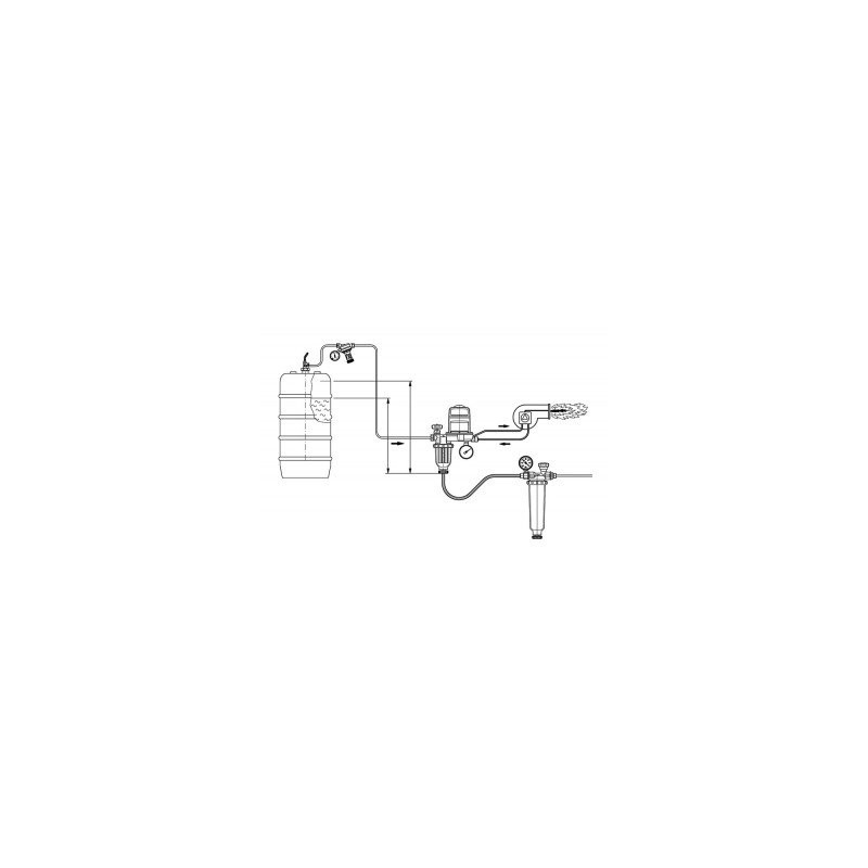 Afriso Membrane anti-lift valve MAV universal