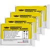EVERLIT Emergency Mylar Thermal Blanket (4 Pack) Space Blankets for