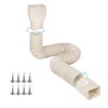 plusgutter Rain Gutter Downspout Extensions Flexible, Drain Downspout Extender,Down Spout