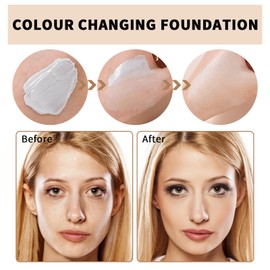 Foundation Colour Changing. Corrects skin tone. Moisturises. Sun protection value 15. Colour-changing foundation for mature skin. Suitable for many skin tones. Foundation make-up 30 ml