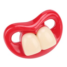 Alomejor Chupete de Bebé de Silicona Grado Alimenticio, Diseño Plano, 7x4x4 cm, Suave y Seguro