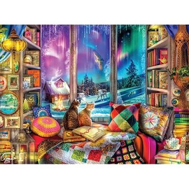 Buffalo Games - Aimee Stewart - Winter Reading Nook - 1000 Piece Jigsaw Puzzle for Adults -Challenging Puzzle Perfect for Game Nights - Finished Size is 26.75 x 19.75