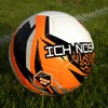 ICHNOS Snazzer Junior size football ball (White, Orange, Black, Silver,
