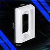 Kanayu 4/5" Single Gang Electrical Box Extender UL Listed, Receptacle