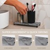 Natureva Home - Stone Sink Caddy | Fast Drying Diatomite