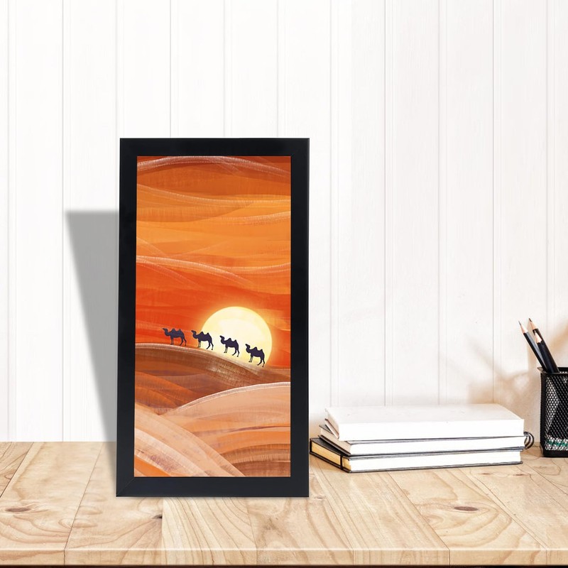 NAOKBOEE 4x9 Picture Frame in Black, Photo Frames with Plexiglass,
