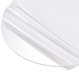 DMiotech 10" Diameter 1.5mm Thick Acrylic Sheet Circle Round Disc PMMA Acrylic Board for Craft DIY Display Project Sign Blank Clear