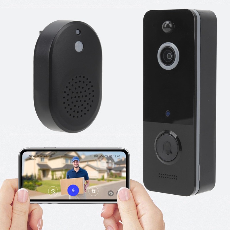 Wireless Doorbell Camera, 1080P HD Video Doorbell Camera with Infrared