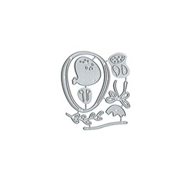 Metal Cutting Dies Easter Bow Leaf Egg Rabbit Cutting Dies DIY Scrapbooking Decorative Embossing Paper Scrapbooking Card Making