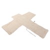 Recliner Chair Cover Thick T Shape Beige Anti Slip Reversible