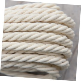 Operitacx 100m Natural Cotton Rope Tapestry Cord Twisted String for Crafts Macrame Projects Wall Hangings Plant Hangers Unbleached