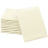 ZOLLNER 10er Set Waschhandschuhe in 16x21 cm - saugstarke und