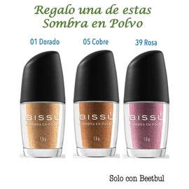Bissú Paleta de Colores (Varios modelos) con 2 Iluminadores, 2 Rubores y 2 Bronceadores cada uno (03 La Buenaza)  Beetbul Regalo Sombra en Polvo.