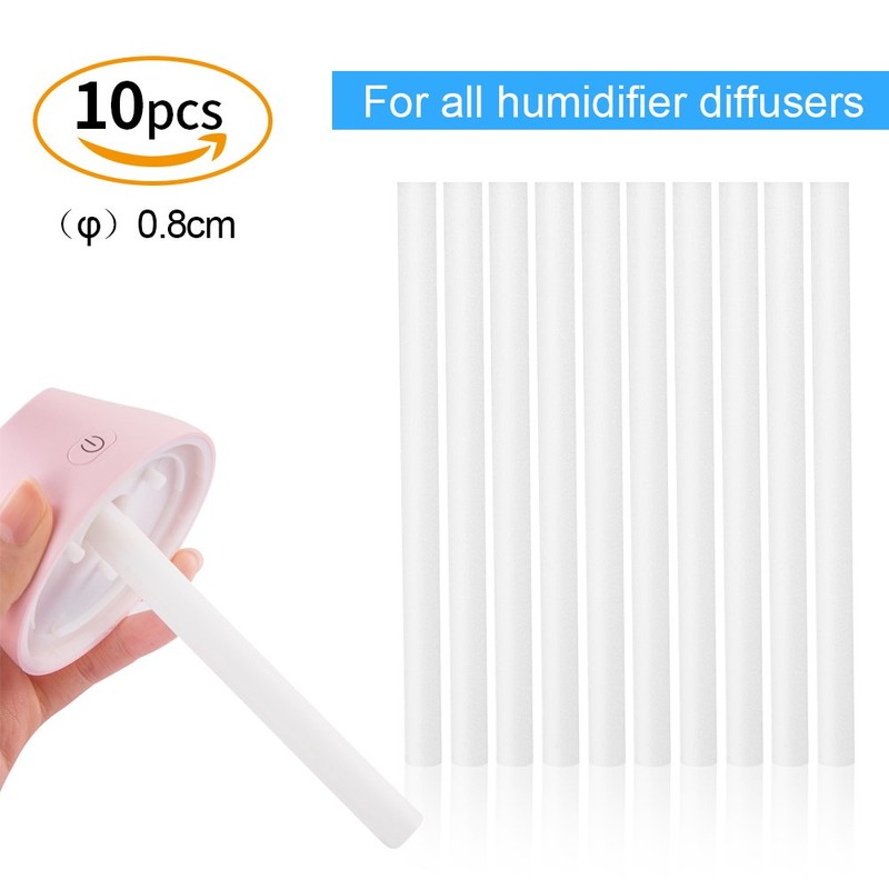Palitos de algodón de filtro, 10 paquetes Mini portátil de