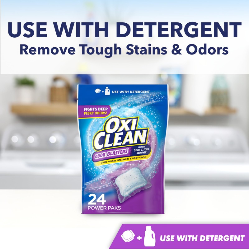 OxiClean Odor Blasters Odor and Stain Remover Laundry Power Paks,
