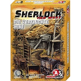 ABACUSSPIELE 48206 Sherlock Far West The Cursed Mine, Crime Card Game