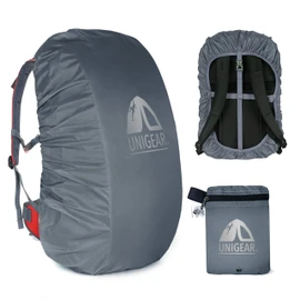 Unigear 10-90L Rainproof Backpack Cover Waterproof Dustproof Abrasion Resistant Durable for Camping, Hiking, Travel, Cycling (Grey, XXL)