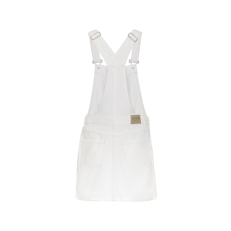 Redbridge Dungaree Women's Denim Skirt Denim Overall Cotton, White