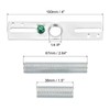 PATIKIL 4" Universal Light Fixture Cross Bar Kit, 1/4 IP