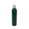 Natural Farms 8 oz Green Cosmo Plastic Bottles -12 Pack
