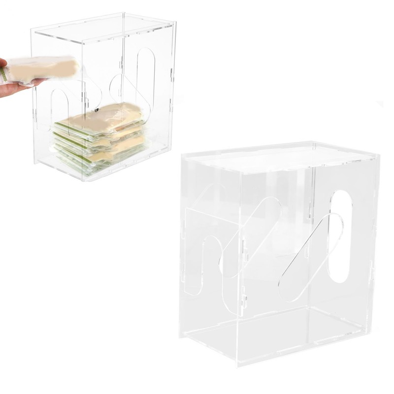 Breast Milk Freezer Storage Organizer Acrylic Transparent Removable Breast Milk