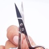 Tijeras Curvas Microdentadas de Acero Inoxidable para Uñas