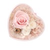 Heart Shaped Jewelry Box Wedding Preserved Flower Necklace Ring Storage