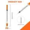 22 Pack 1ml 30G 8mm Precision Multiple Uses Syringe Distribution