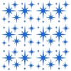 ELANE 100 Pcs Acrylic Mirror Wall Stickers, Star Decor for