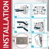 SPARES2GO Luxury Flush Plate Kit for Concealed Toilet Cistern Wall