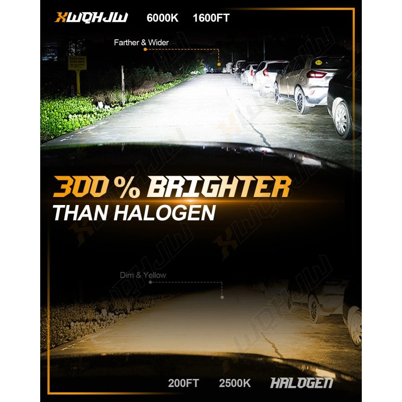 CHUSYYRAY 9005 H11 H11 LED Headlight + Fog Light Super