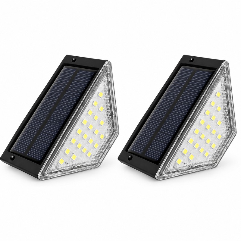 Solar Deck Lights Outdoor – Waterproof LED Step Lights for