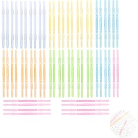 ZHSHXNGY Paper Fasteners, Filing, 30 Pieces, 2 Hole Fasteners, Document Binding, 2 Holes for Documents, Fasteners for Documents and Documents, Color-coded Filing, Office Supplies for Organizing Prints