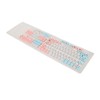 PBT Keyboard Keycaps 130 Keys Dye Sublimation Ergonomic Rich Colors