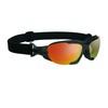 Bikershades Motorcycle Safety Sunglass Goggles Mirrored Orange Interchangeable Adjustable strap