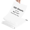 100 Sheets Thermal Printer Paper 8.5 x 11 Inch US