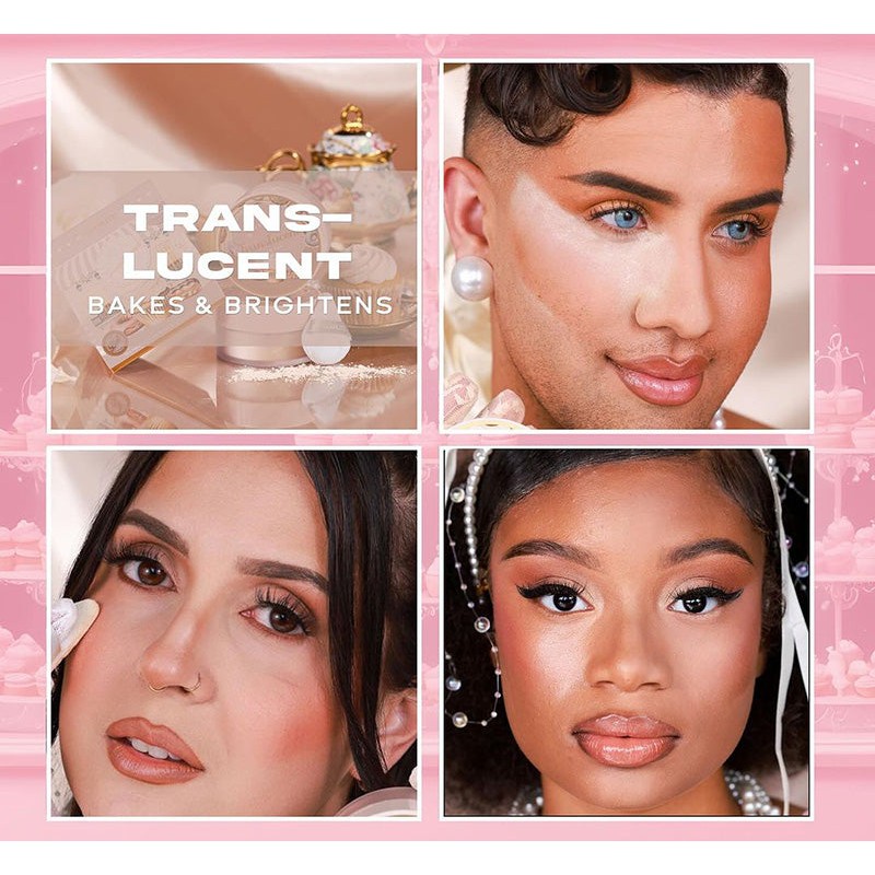 GLAMLITE TRANSLUCENT BAKE & SET POWDER, GLAMLITE