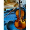 Dreld Violin Fitting Set Jujube Wood Violin Chin Pad/Tailpiece/Tail Rope/Pegs/End